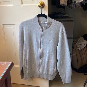 Calvin Klein Bomber Style Zip Sweater (L) *Never worn*
